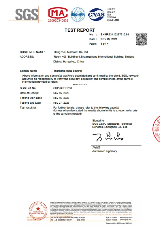 page-1-1 Resistance to water